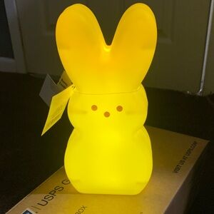 Yellow Peep Bunny Shaped Holiday Decor